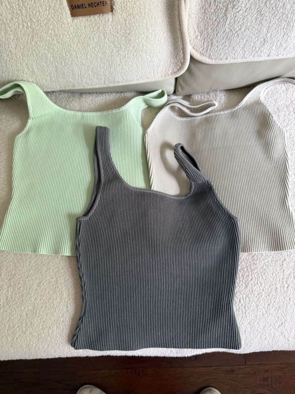 For @missash5887 BNWOT Babaton Sculpt Knit Squareneck Tank - Picture 2 of 6